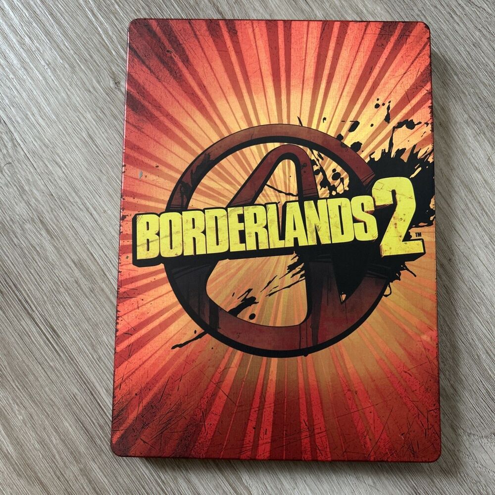 Borderlands 2 PC Game Steelbook Limited Edition Rare No Manual